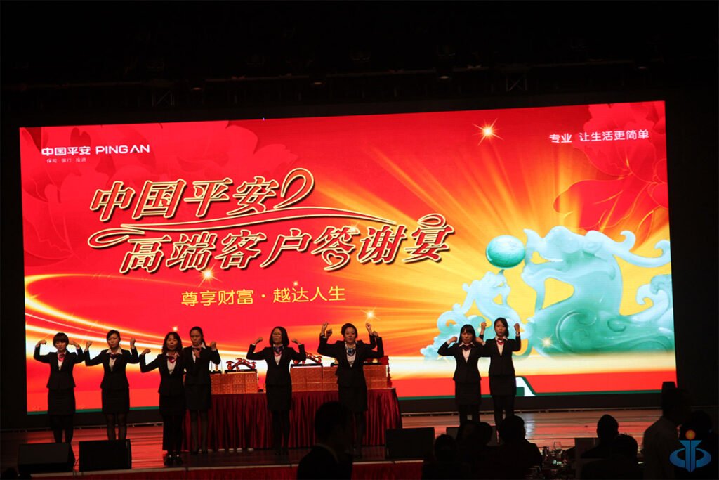rental led panel stage background
