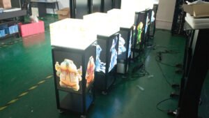 soarlume 4 face exhibition display unit