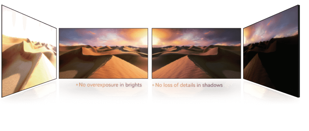 video contrast black level